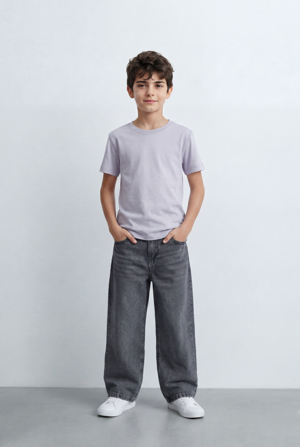 Boy’s Tomato Store Essential T-Shirt Clean Minimal Design Regular Fit Silhouette Everyday Versatility