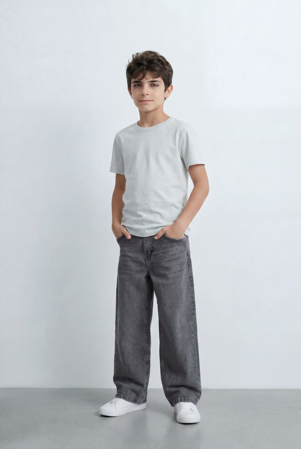 Boy’s Tomato Store Essential T-Shirt Clean Minimal Design Regular Fit Silhouette Everyday Versatility