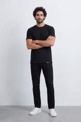 Men's Tomato Store Regular Fit Crew Neck Summer Melton T-Shirt With Premium Soft Cotton Blend