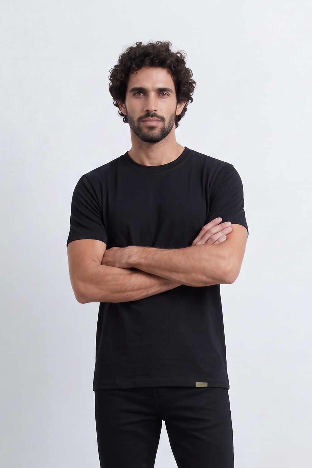 Men's Tomato Store Regular Fit Crew Neck Summer Melton T-Shirt With Premium Soft Cotton Blend