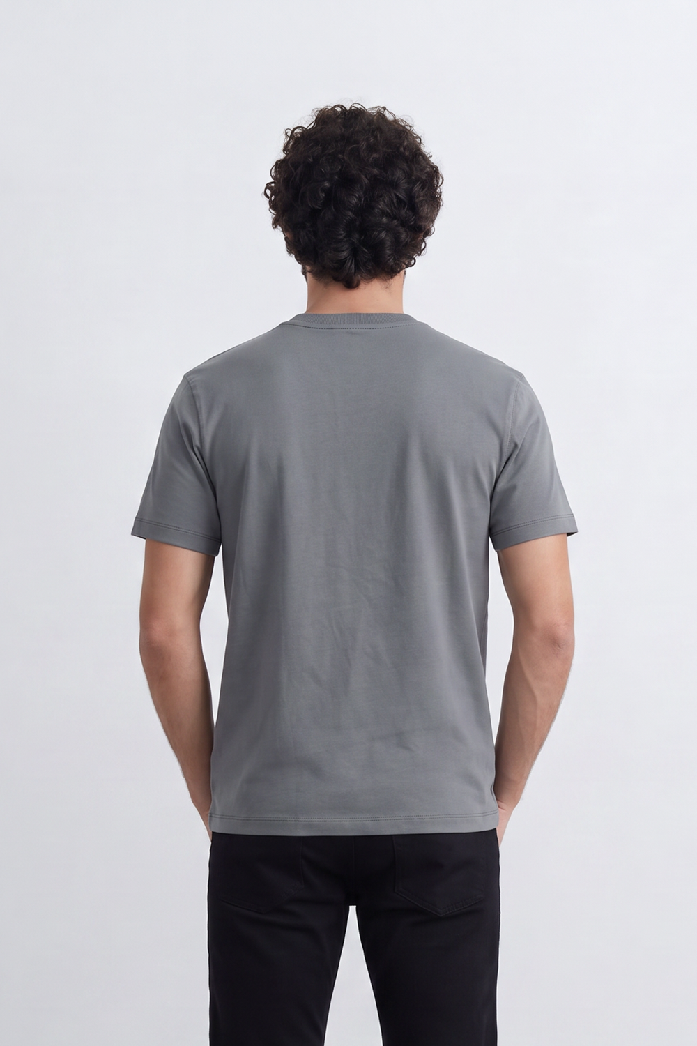 Men's Tomato Store Regular Fit Crew Neck Summer Melton T-Shirt With Premium Soft Cotton Blend