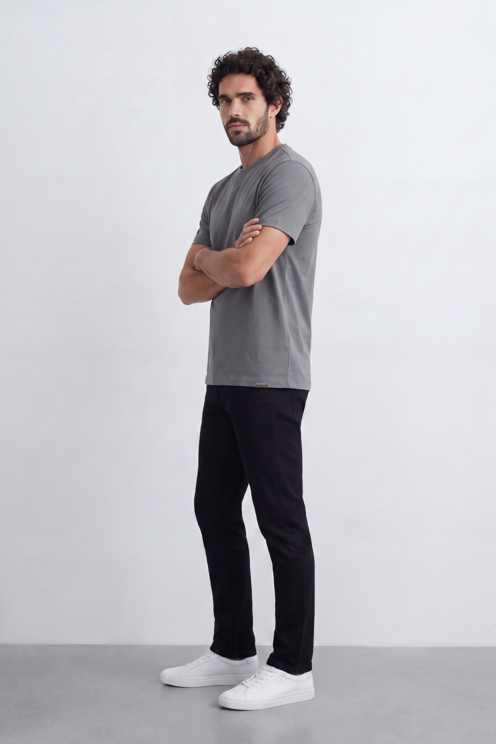 Men's Tomato Store Regular Fit Crew Neck Summer Melton T-Shirt With Premium Soft Cotton Blend