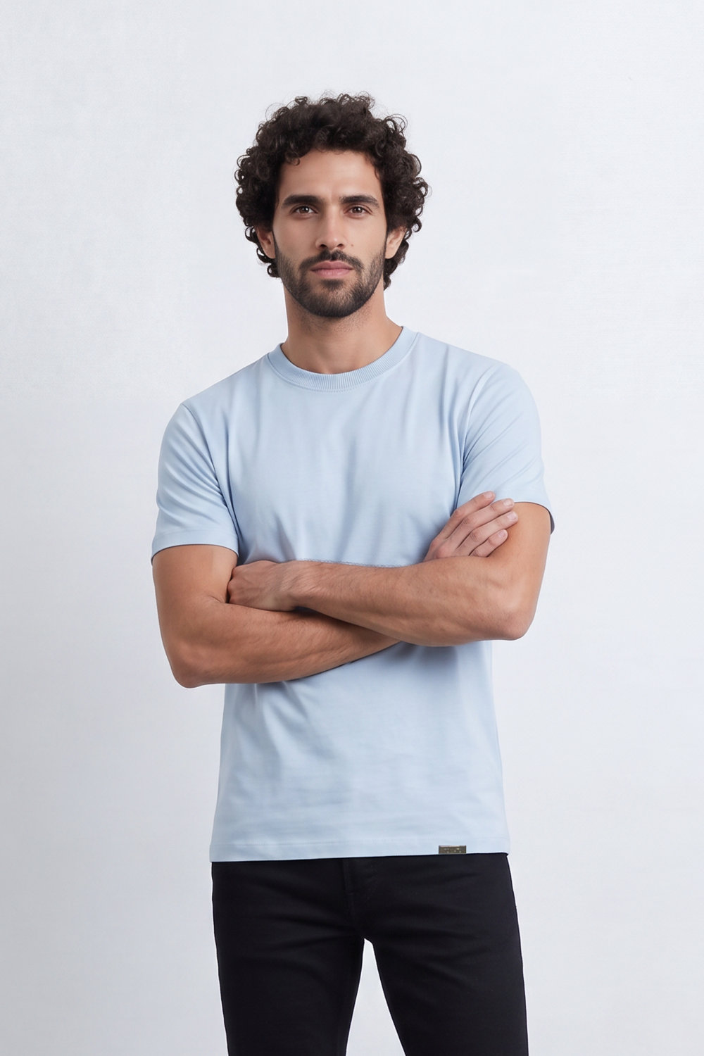 Men's Tomato Store Regular Fit Crew Neck Summer Melton T-Shirt With Premium Soft Cotton Blend