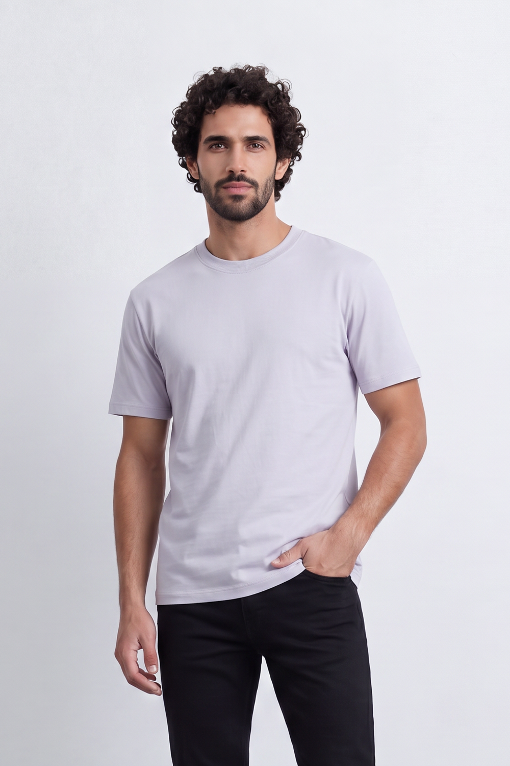 Men's Tomato Store Regular Fit Crew Neck Summer Melton T-Shirt With Premium Soft Cotton Blend