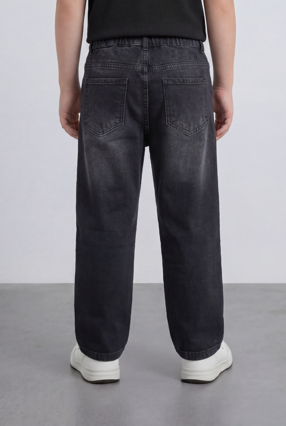 Boy's Tomato Store Boyfriend Denim Pants Mid Rise Flow Washed Vintage Finish