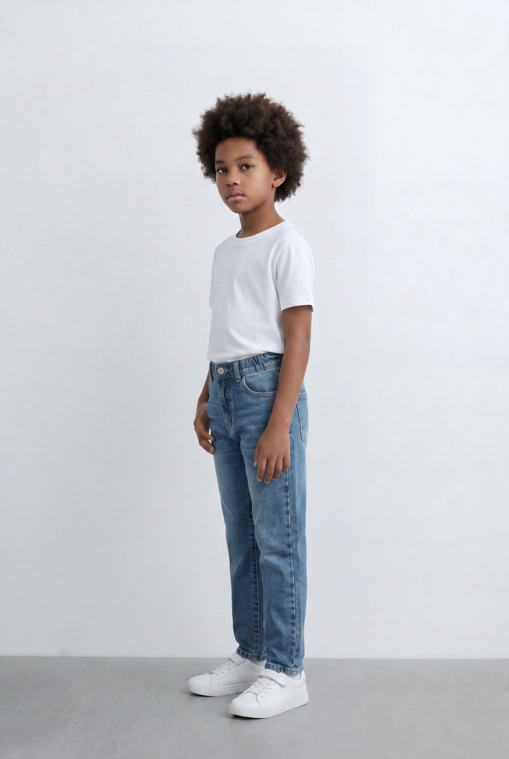 Boy's Tomato Store Jeans Denim Boyfriend Pants With Five Pockets