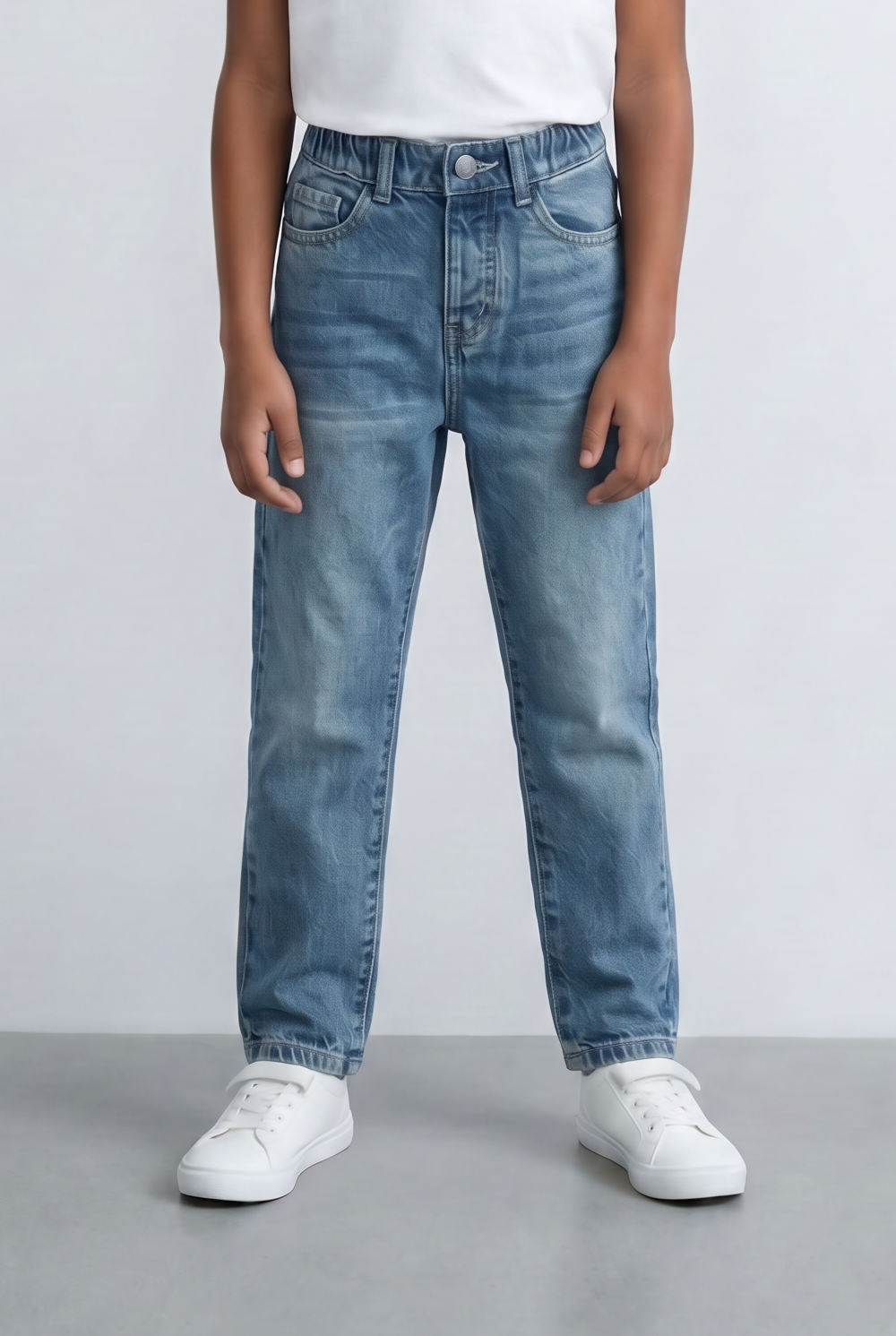 Boy's Tomato Store Jeans Denim Boyfriend Pants With Five Pockets