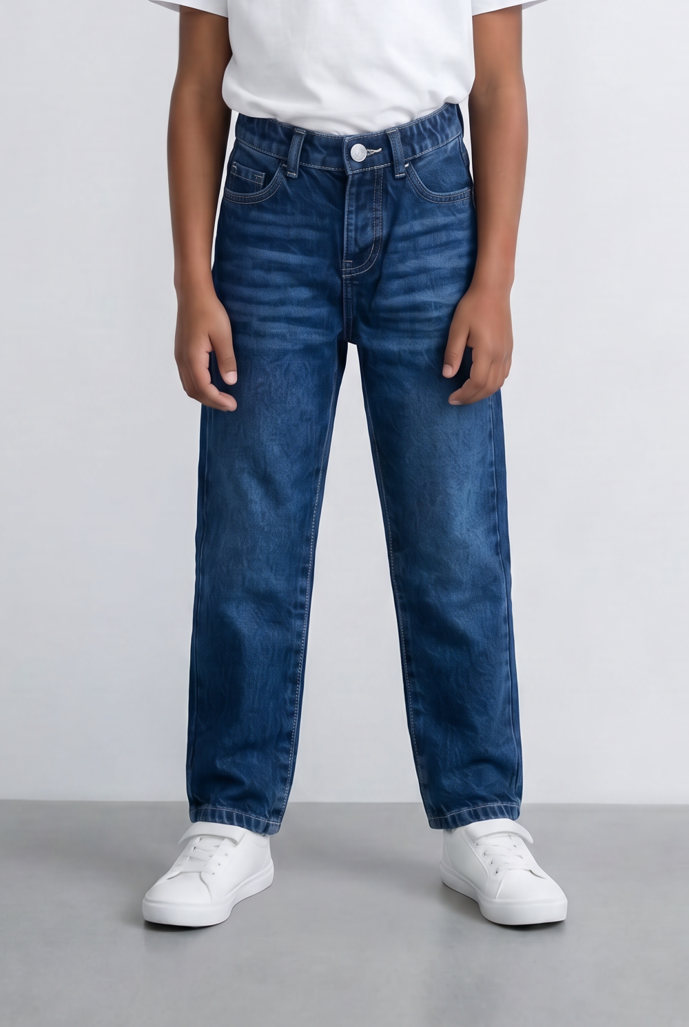 Boy's Tomato Store Jeans Denim Boyfriend Pants With Five Pockets