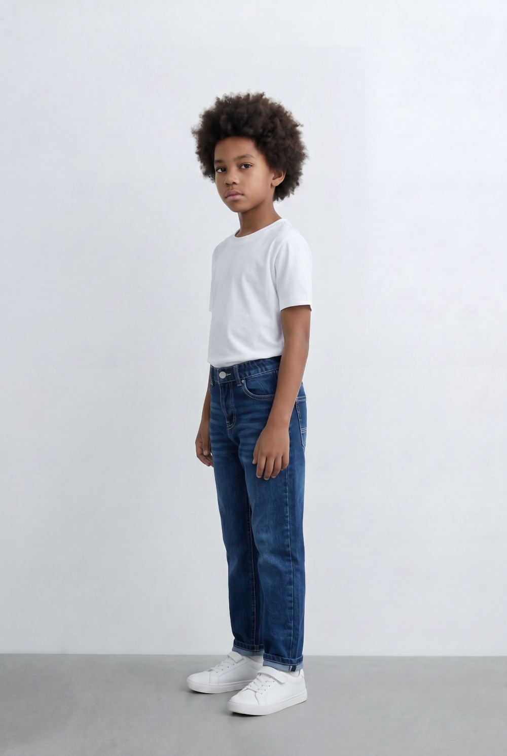 Boy's Tomato Store Jeans Denim Boyfriend Pants With Five Pockets