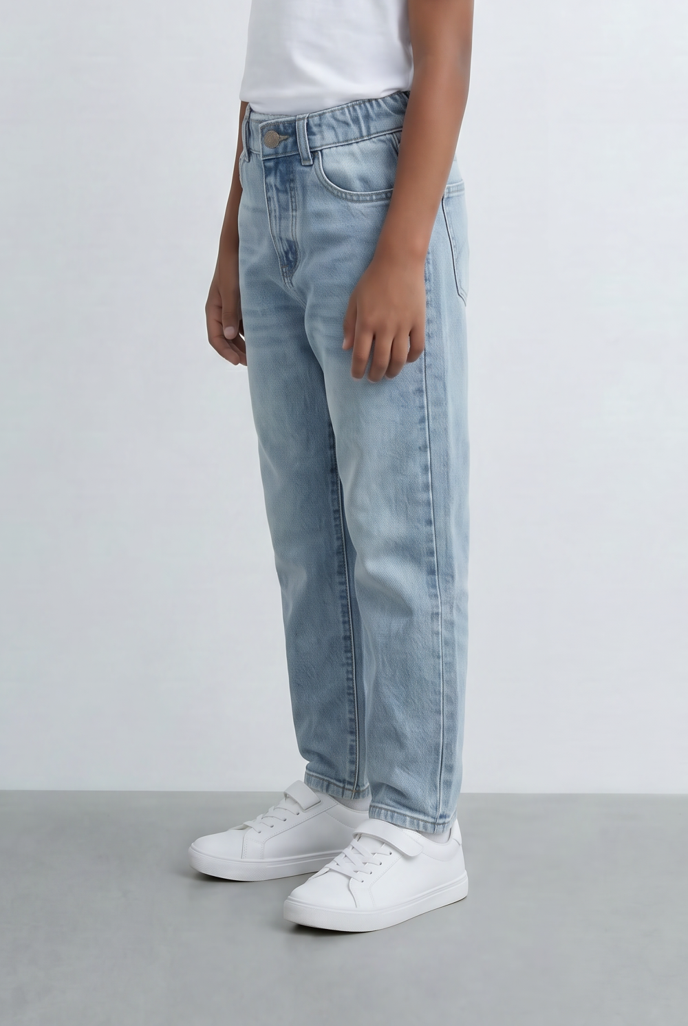 Boy's Tomato Store Jeans Denim Boyfriend Pants With Five Pockets
