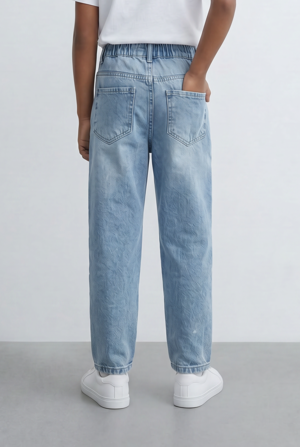 Boy's Tomato Store Jeans Denim Boyfriend Pants With Five Pockets