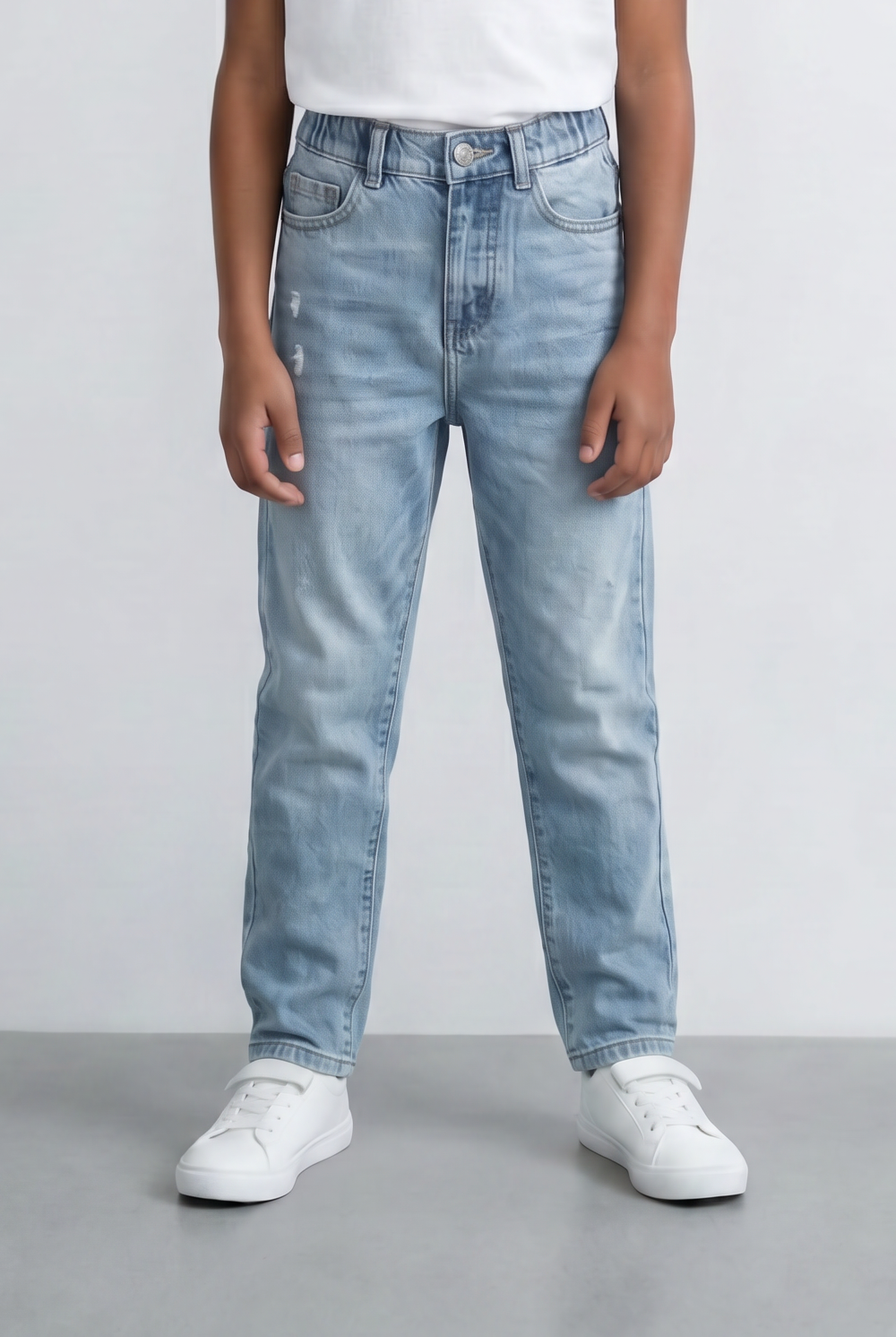 Boy's Tomato Store Jeans Denim Boyfriend Pants With Five Pockets
