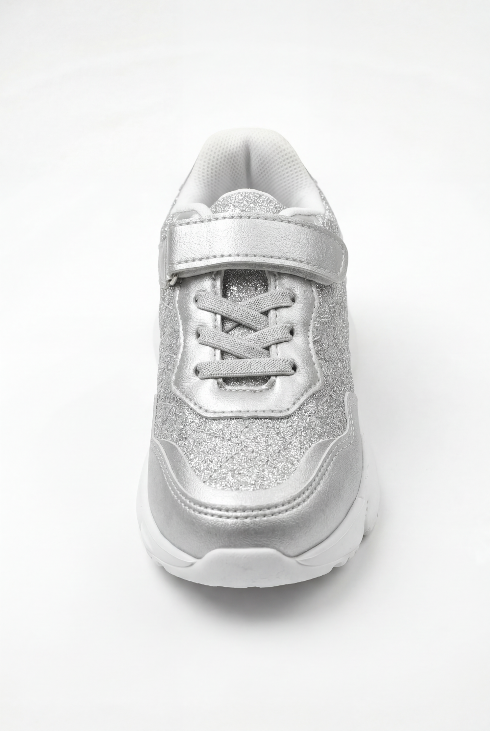 Girl's Textured Chunky Sneaker Side Panels Wide Hook And Loop Strap Chunky Durability Smooth Stride Shoes