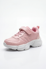 Girl's Bold Chunky Trainer Sculpted Midsole Provides Structured Feel Excellent Stability All-Day Elastic Laces Shoes