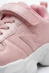 Girl's Bold Chunky Trainer Sculpted Midsole Provides Structured Feel Excellent Stability All-Day Elastic Laces Shoes