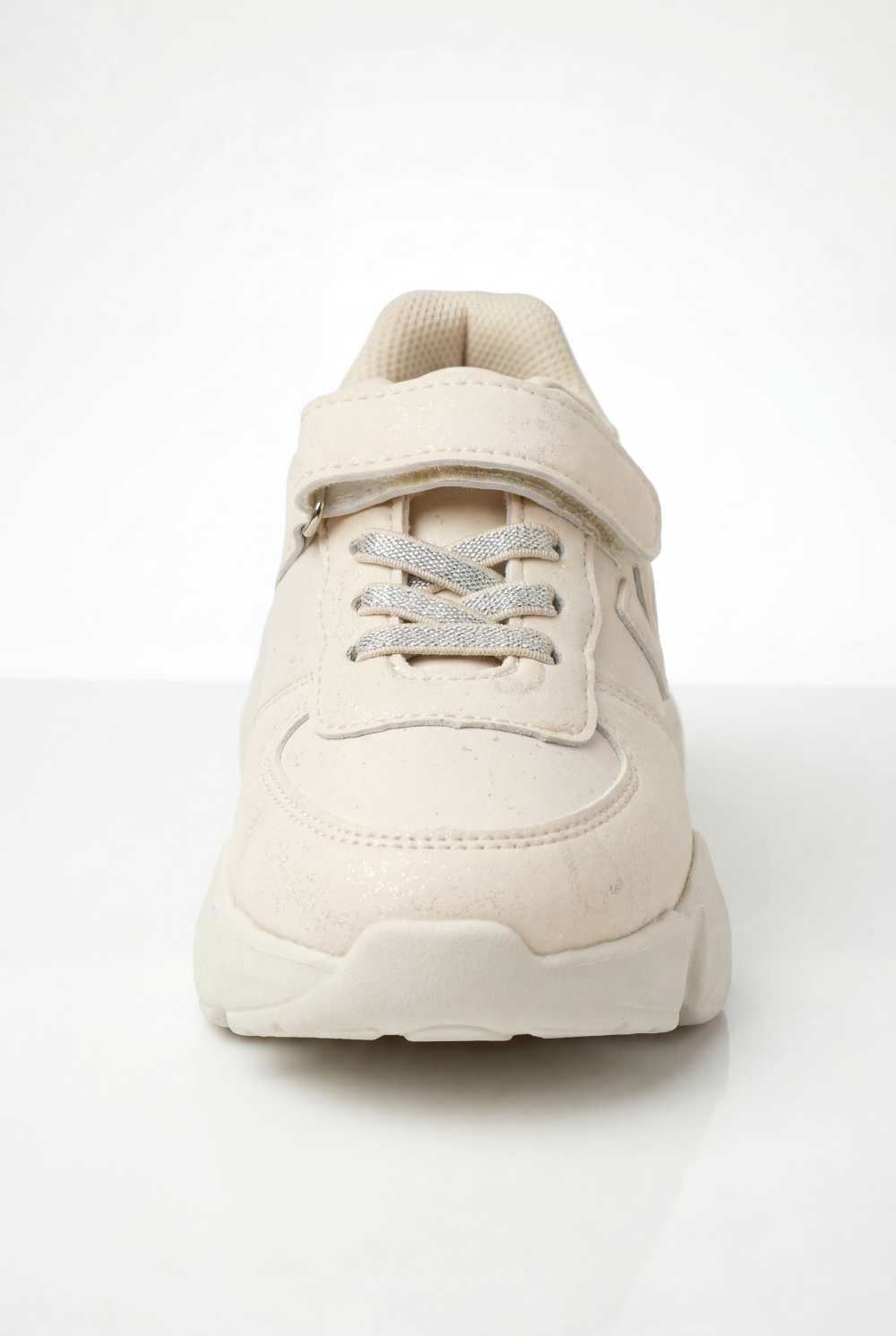 Girl's Bold Chunky Trainer Sculpted Midsole Provides Structured Feel Excellent Stability All-Day Elastic Laces Shoes