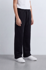 Boy's Tomato Store Cloud Soft Oversized Sweatpants Smooth Brushed Surface Pull On Waist Drawcord Side Pockets Back Patch Pockets