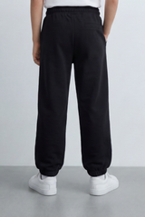 Boy's Tomato Store Cloud Jogger Sweatpants Plain Washed Surface With Soft Brushed Texture Relaxed Tapered Shape Elastic Waist Oversize