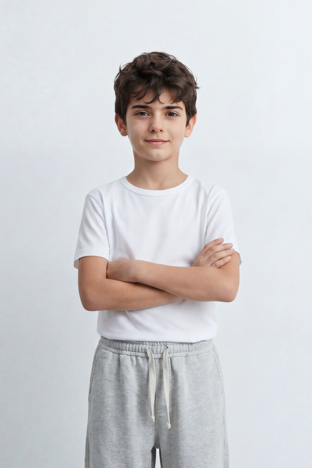 Boy's Tomato Store Cloud Jogger Sweatpants Plain Washed Surface With Soft Brushed Texture Relaxed Tapered Shape Elastic Waist Oversize