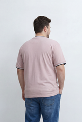 Men’s Tomato Store Big Size Polo Crafted Contrast Tipping Details On Collar And Sleeves