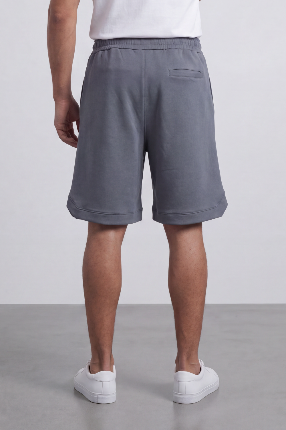 Men’s Tomato Store Harbor Lounge Shorts Clean Washed Surface With Soft Brushed Texture Elastic Waist Rope