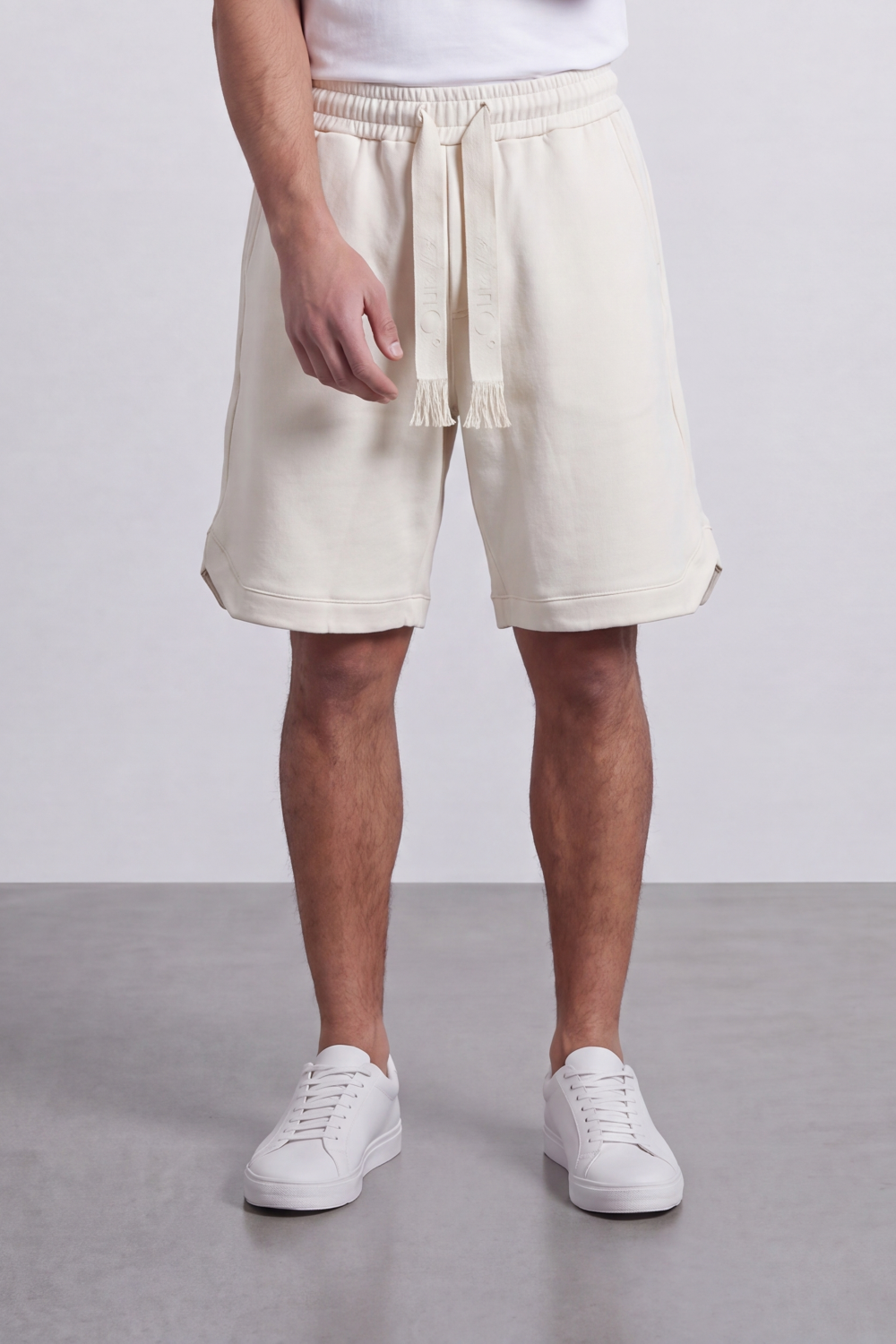 Men’s Tomato Store Harbor Lounge Shorts Clean Washed Surface With Soft Brushed Texture Elastic Waist Rope