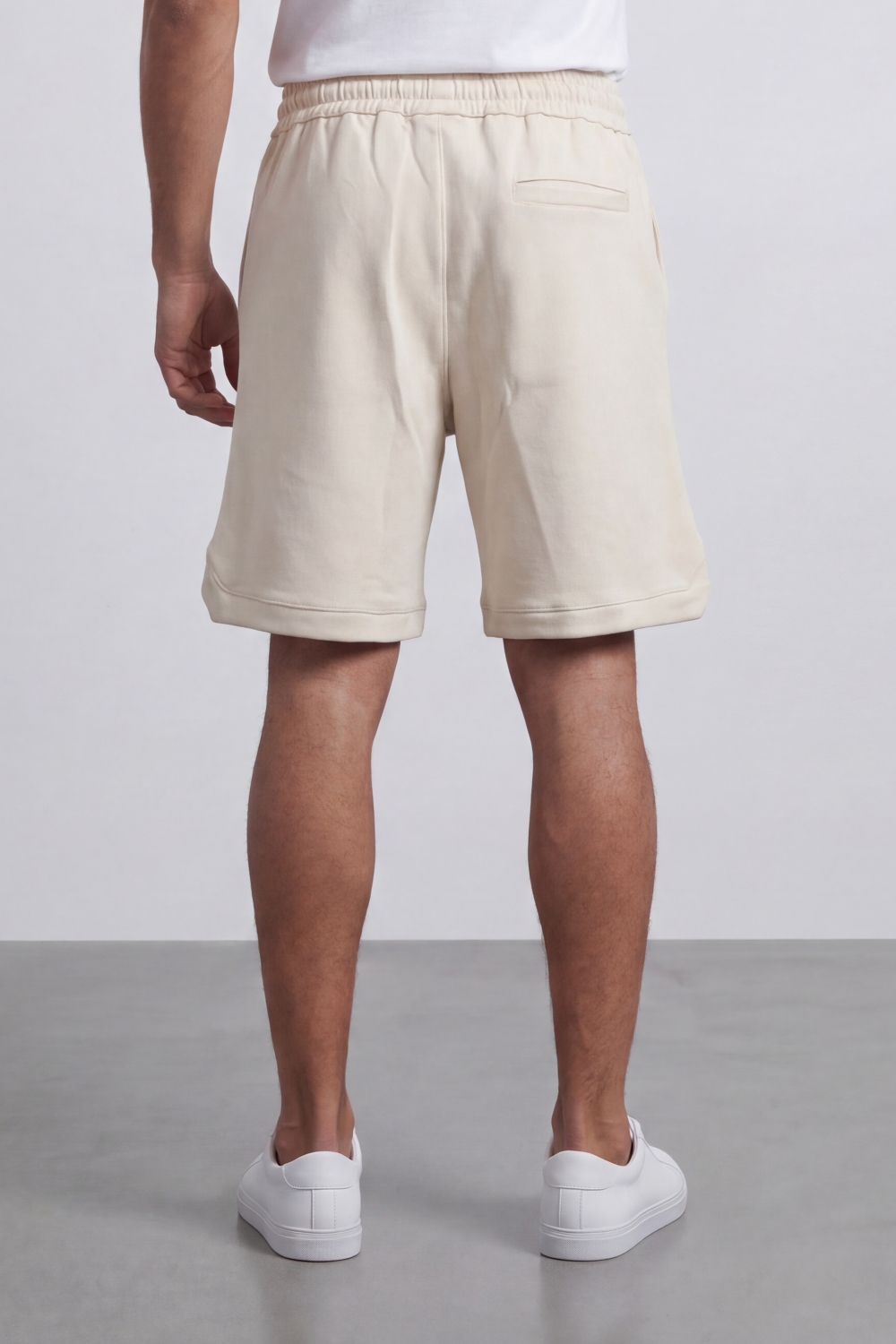 Men’s Tomato Store Harbor Lounge Shorts Clean Washed Surface With Soft Brushed Texture Elastic Waist Rope