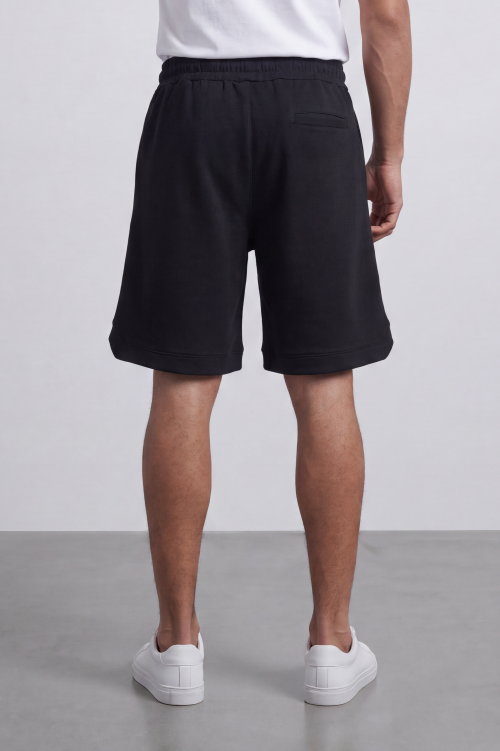 Men’s Tomato Store Harbor Lounge Shorts Clean Washed Surface With Soft Brushed Texture Elastic Waist Rope