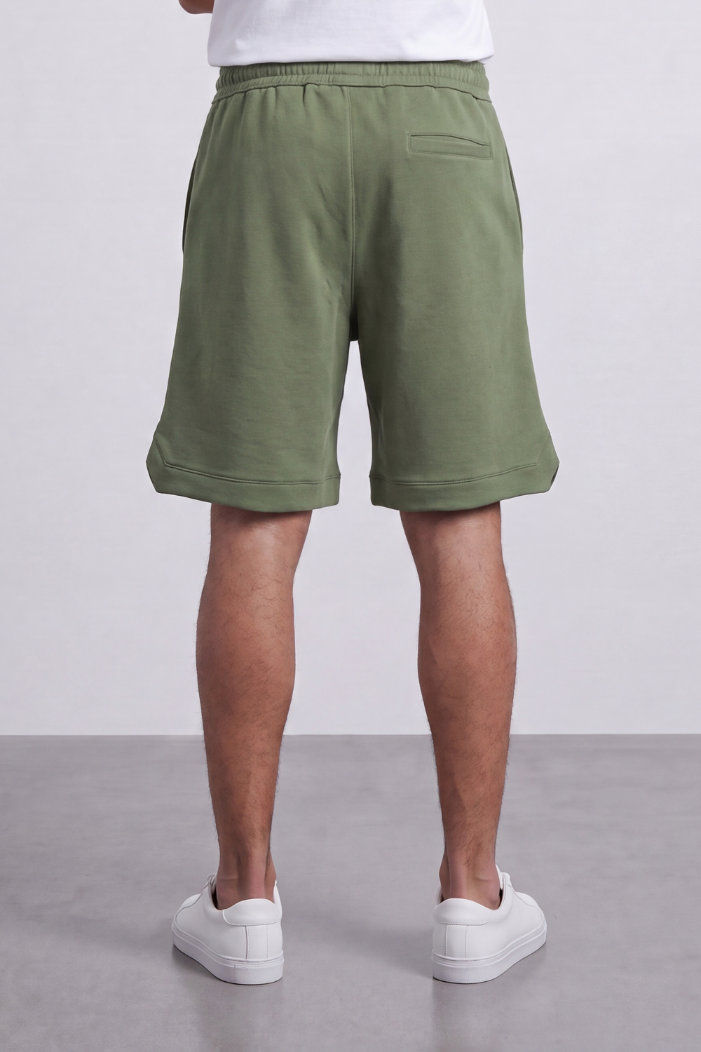 Men’s Tomato Store Harbor Lounge Shorts Clean Washed Surface With Soft Brushed Texture Elastic Waist Rope