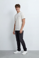 Men’s Tomato Store Stands Large Back Graphic Artwork Typography Details T-Shirt