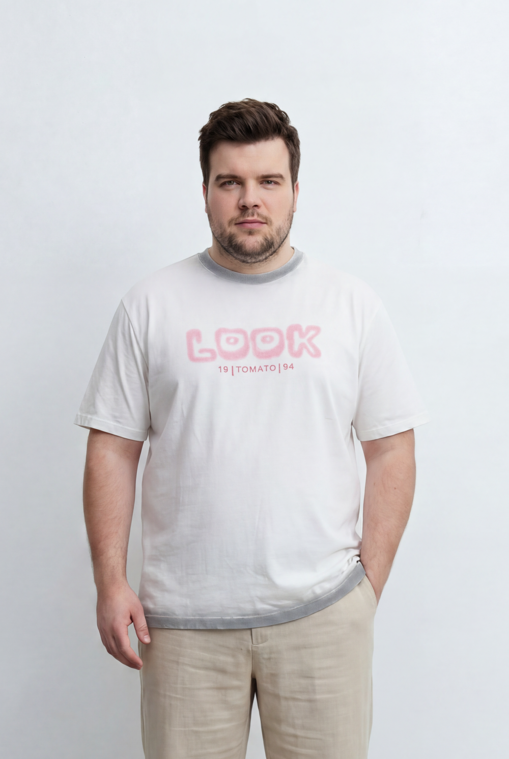 Men’s Tomato Store Big Size Back Graphic T-Shirt Statement Typography Design And Inspirational Artwork Print