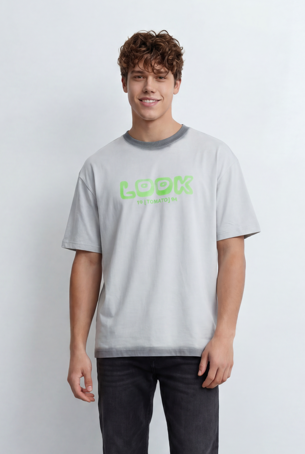 Men’s Tomato Store T-Shirt Shifts Focus To The Back With Large Typography Graphic