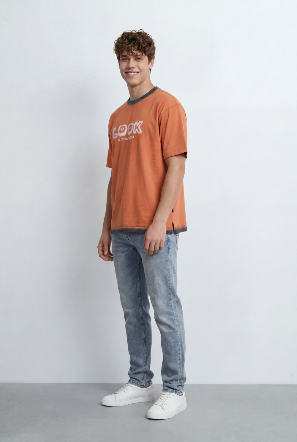 Men’s Tomato Store T-Shirt Shifts Focus To The Back With Large Typography Graphic