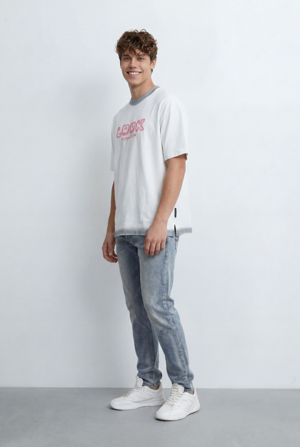 Men’s Tomato Store T-Shirt Shifts Focus To The Back With Large Typography Graphic
