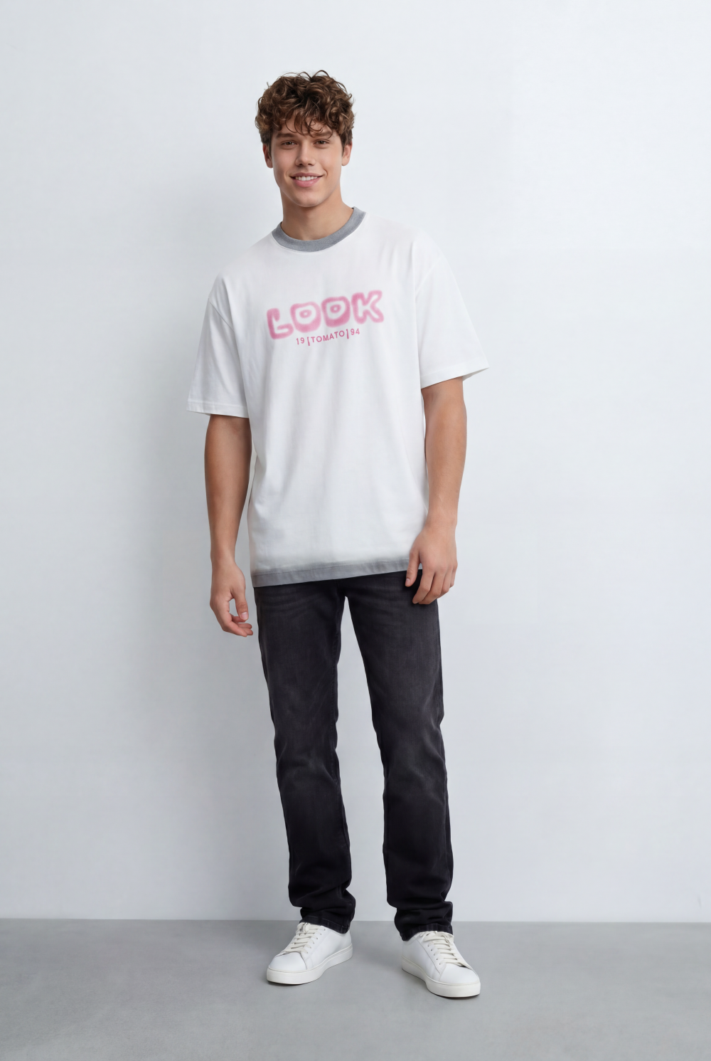 Men’s Tomato Store T-Shirt Shifts Focus To The Back With Large Typography Graphic