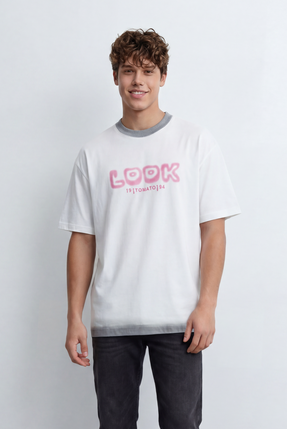 Men’s Tomato Store T-Shirt Shifts Focus To The Back With Large Typography Graphic