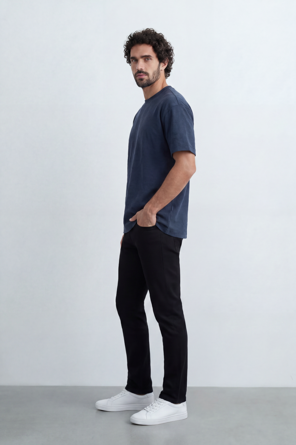 Men’s Tomato Store Core Drift T Shirt Subtle Slub Texture Runs Through The Plain Body Oversized Street