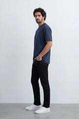 Men’s Tomato Store Core Drift T Shirt Subtle Slub Texture Runs Through The Plain Body Oversized Street