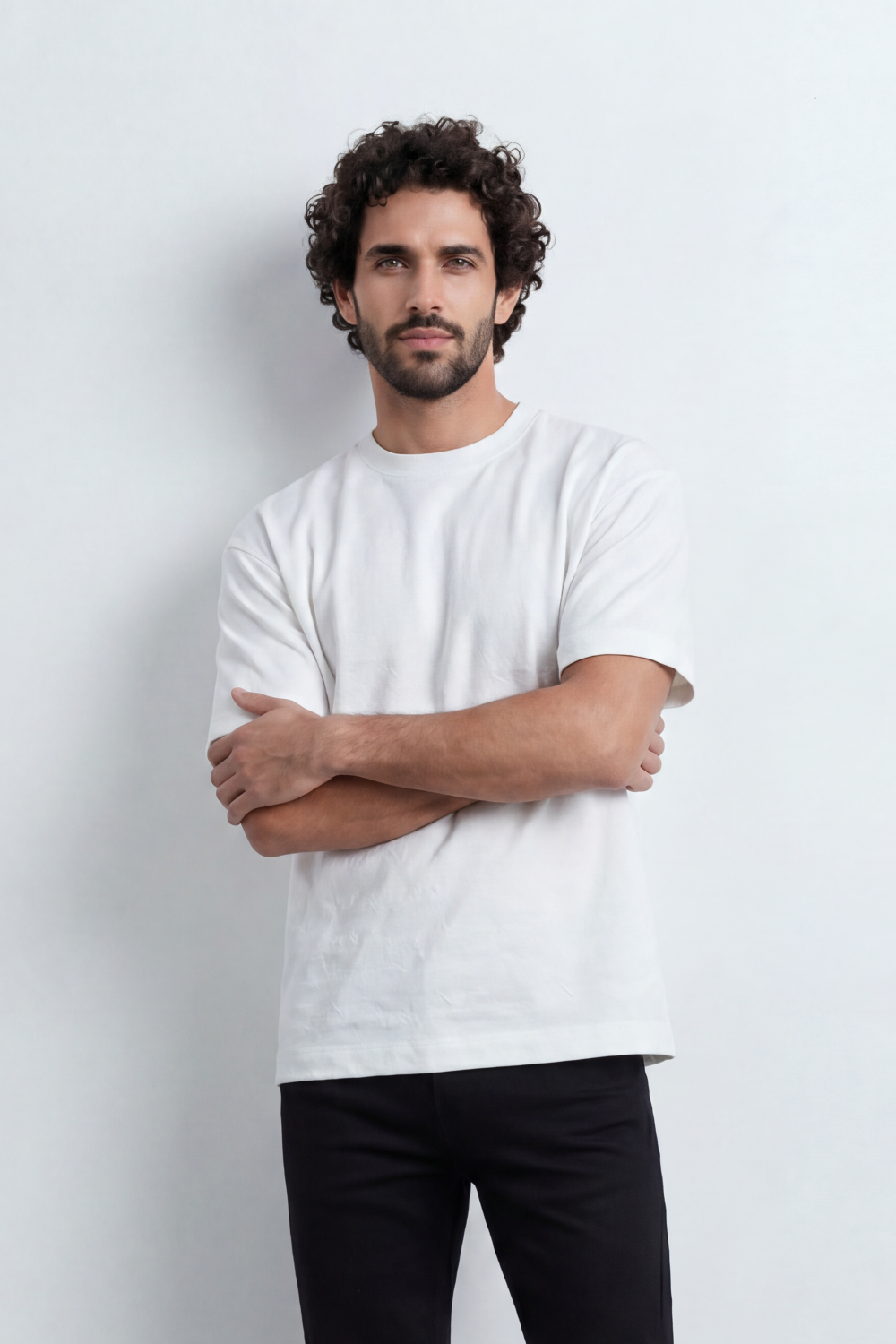 Men’s Tomato Store Core Drift T Shirt Subtle Slub Texture Runs Through The Plain Body Oversized Street