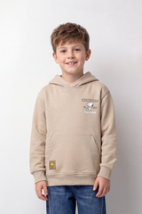 Boy's Tomato Store Swetashirt Snoopy Front And Back Graphics Kindness Slogan Kangaroo Oversize