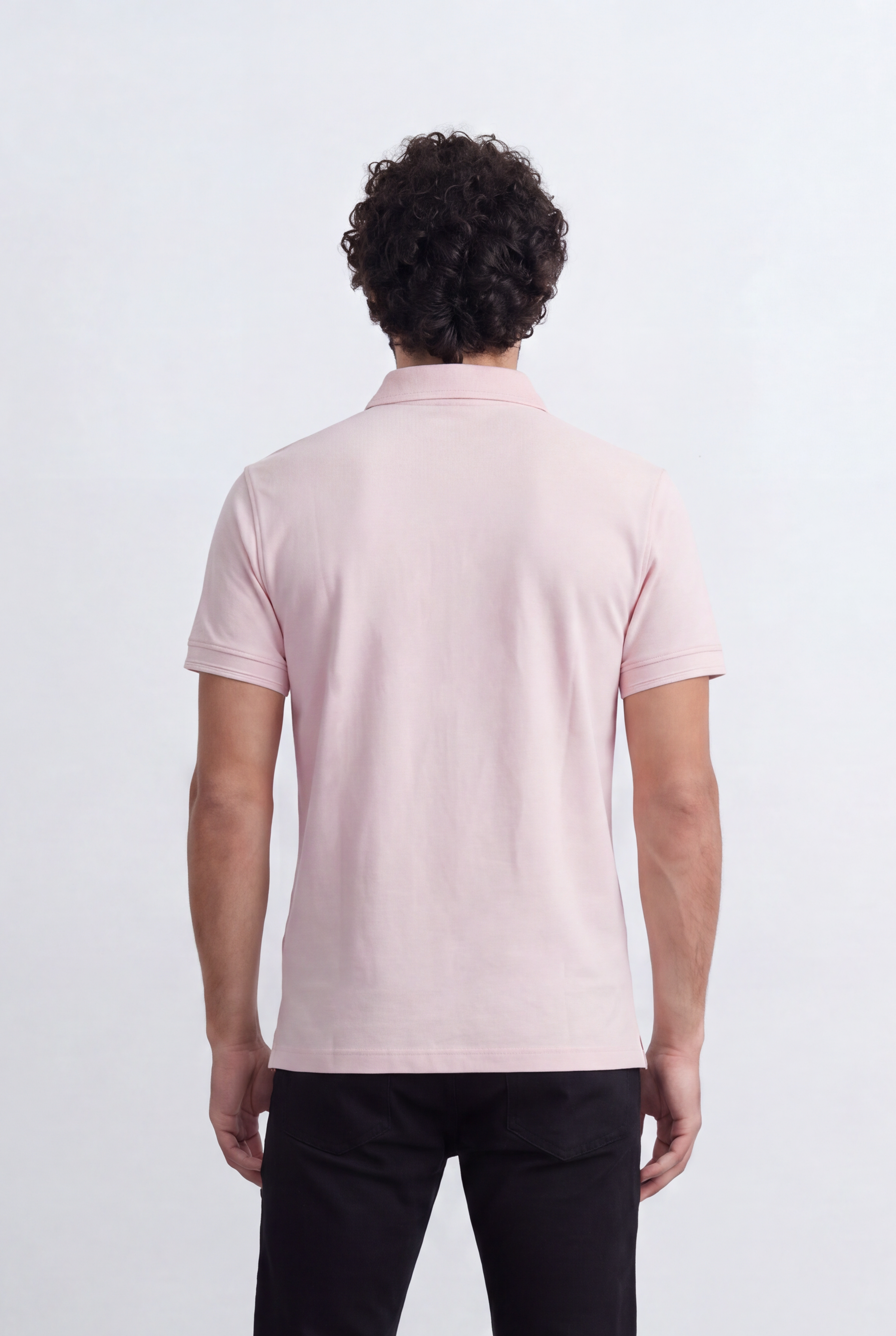 Men's Tomato Store Premium Polo T-Shirt Signature Bear Embroidery Classic Button Placket Clean Collar Detail Slim Fit