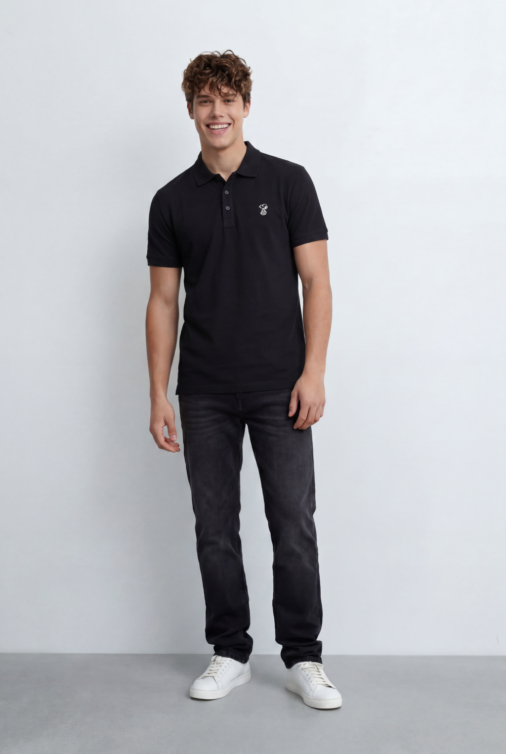 Men’s Tomato Store Polo Shirt Slim Fit Embroidered Chest Logo