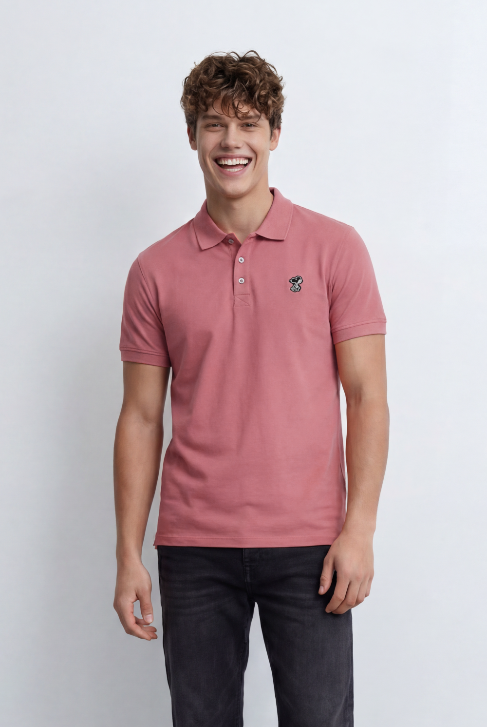 Men’s Tomato Store Polo Shirt Slim Fit Embroidered Chest Logo