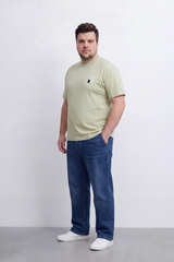 Men's Tomato Store Soft Washed T-Shirt Minimal Front Patch Graphic Artistic Back Slogan Print Box Fit Big Size