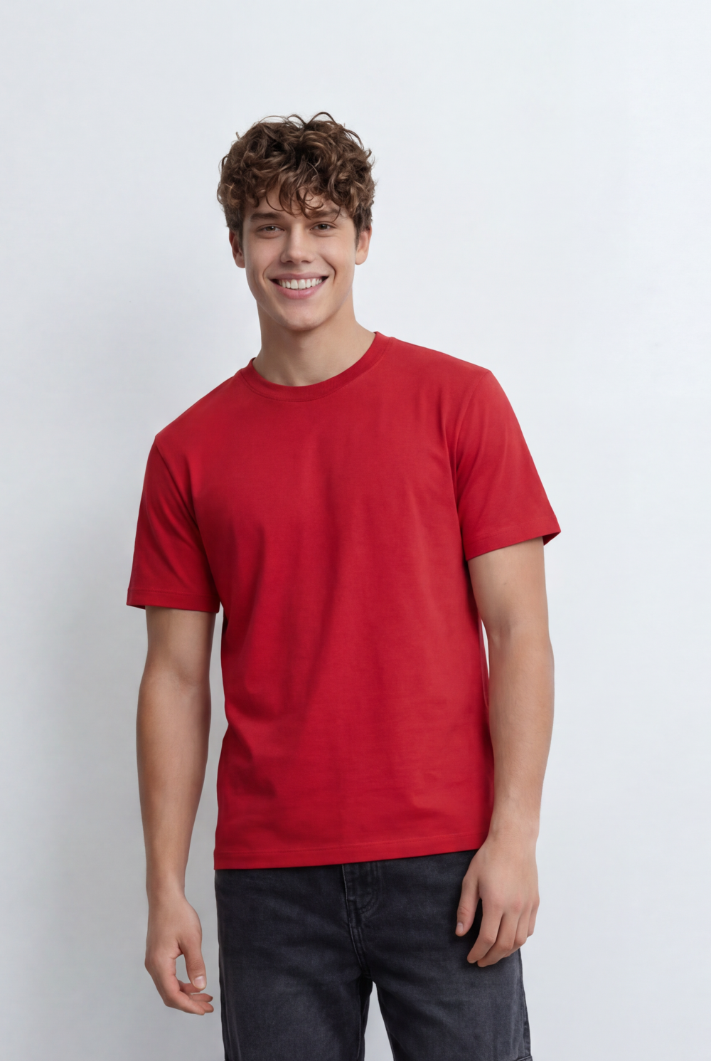 Men’s Tomato Store Essential T-Shirt Clean Minimal Design Premium Construction Slim Fit