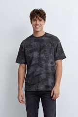 Men’s Tomato Store Graphic T-Shirt Tonal All Over Print Cloud Wash Finish