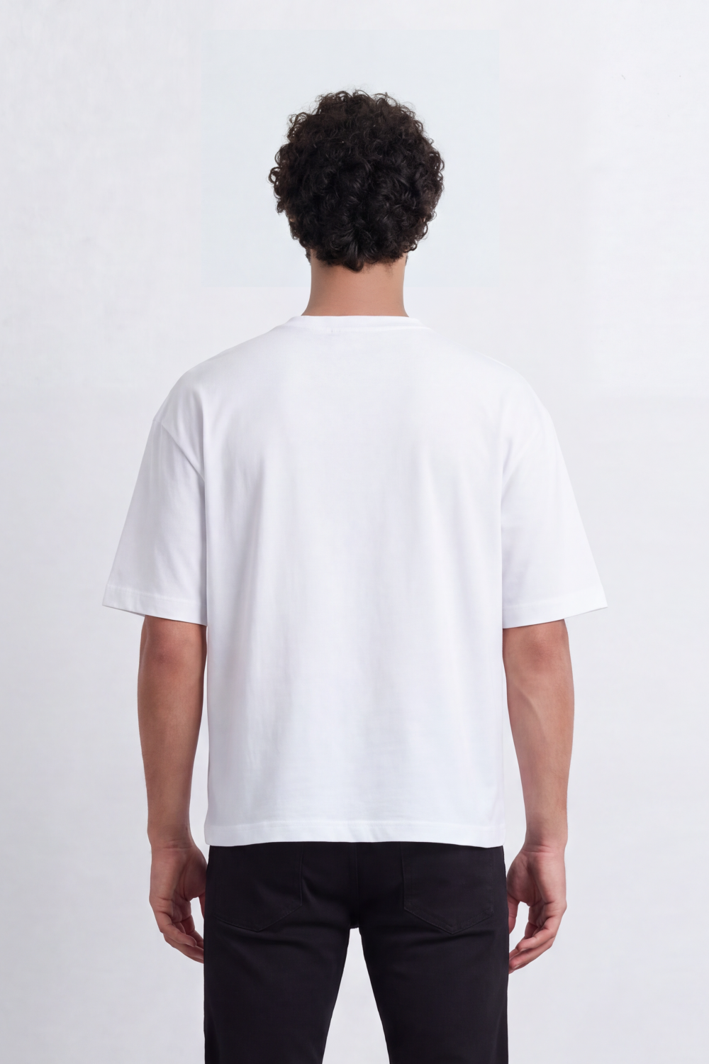 Men’s Tomato Store Workcode T-Shirt Front WORX Typography Badge Clean Solid Surface Boxy Fit