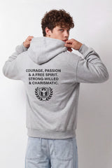 Men's Tomato Store Sweatshirt Hooded Design Amazing Ride Script Chest Box Fit Melton