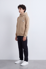 Boy's Tomato Store Sweatshirt Hooded Design Out Of The Shadows Back Graphic Melton Slim Fit