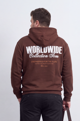 Men's Tomato Store Melton Big Size Sweatshirt Hooded Design Worldwide Collection Back Typography